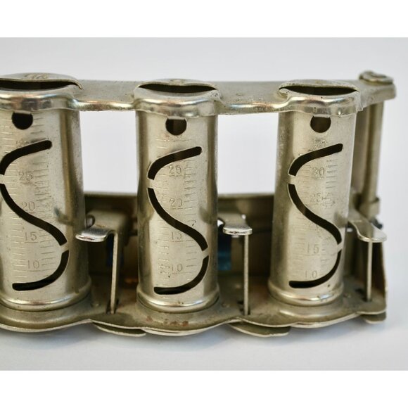 B & R Rapid Coin Changer Silver Metal Used 1c 5c 10c 25c w/ Belt Hooks - Picture 3 of 7